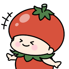 "petit tomato girl" Sticker #01
