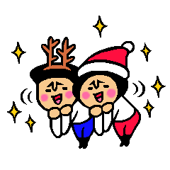 Friend talk sticker Christmas version