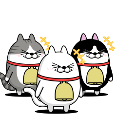 three cats that move8