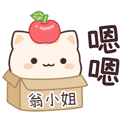 小星貓姓名貼2_翁小姐專用