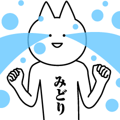 Name Sticker Midori new