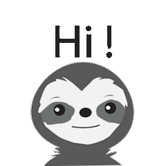 Say it with a Sloth! [Animated Stickers]