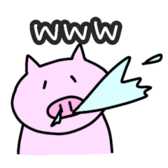 mochi pig sticker re