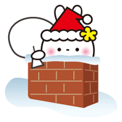 聖誕節!! 可愛的小白兔（日語）