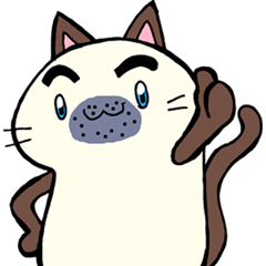 Blue beard cat HIGEMITU1