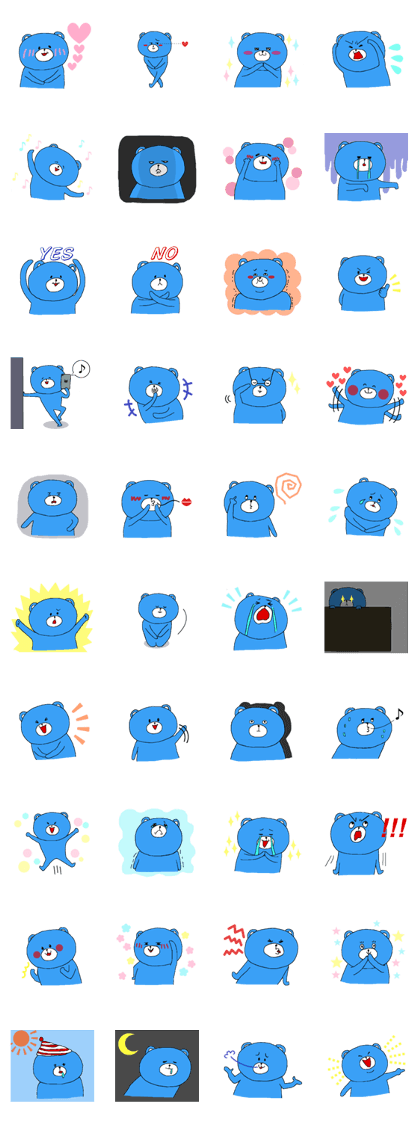 blue bear*