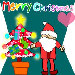Santa Claus & A Happy & Congratulations