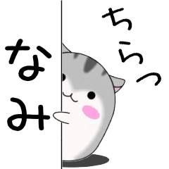 Move!Nami designated name Sticker