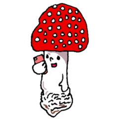 mushroom friends Japanese