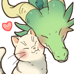 Mom Cat and Dragon Egg