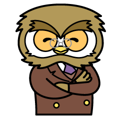 businesman owl president