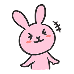 Sticker Day: Rabbit"O-Sawa-Ike-chan"