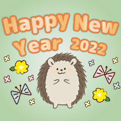 Hedgehog happy new year!