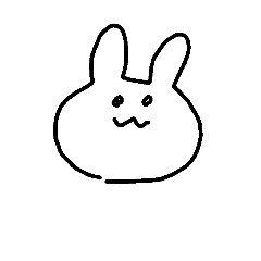 rabbit kawaii stamps