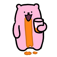 Funny-Pink Bear