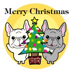 frenchbulldog's Christmas Sticker