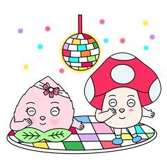Peachie and Toadstool (Japanese)