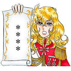 La Rose de Versailles Custom Stickers