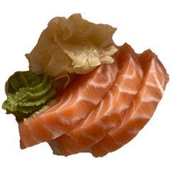 鮭魚沙西米貼圖 1