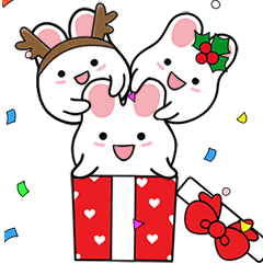 Holiday Winter Story Cute Bunny Duri