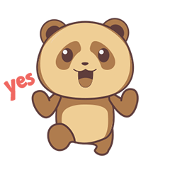 Brown Panda yes yes yes!!