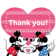 Stiker Pesan Mickey & Minnie