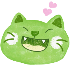 Cat's expression sticker