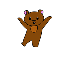 TSUNAGU of a bear