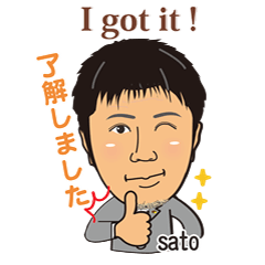 Taku Sato original Sticker2