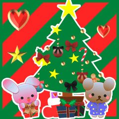 Rabbit and bear daily(Christmas)