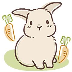 Simple & Sophisticated cute rabbit