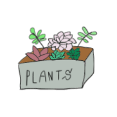 サボテンと多肉植物の敬語スタンプ