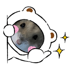 波波和白白的貼紙