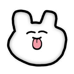 Bear Rabbit kuman cute cutie pretty face