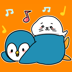 Round penguin and seal