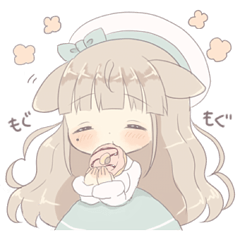 sheepgirl Mu-chan sticker