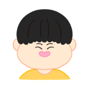 a boy with mochi mochi cheeks