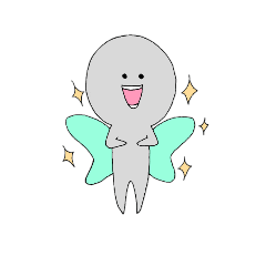 cute gray fairy
