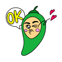 Green chili man