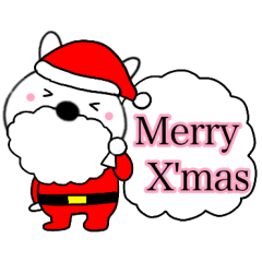 Santa Claus rabbit Christmas