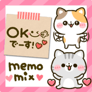 CAT kawaii girly memo