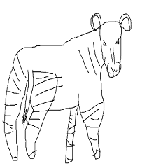 Endangered species series Okapi