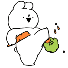 すこぶる動くちびウサギ 辛口 Line スタンプ Line Store すこぶる動くちびウサギ 辛口 Line スタンプ Line Store