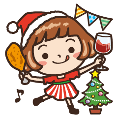 女子だから クリスマス編 Line スタンプ Line Store