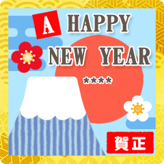 cute and useful stickers-Happy  new year