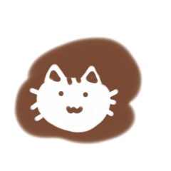 cat latte minimal