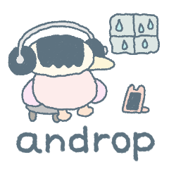 androp's heart-warming sticker