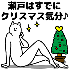 Seto Happy Christmas Sticker