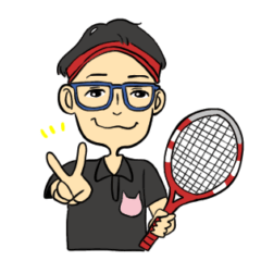 松田テニスがんばるスタンプ
