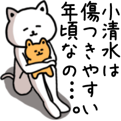 Sticker of KOSHIMIZU(CAT)